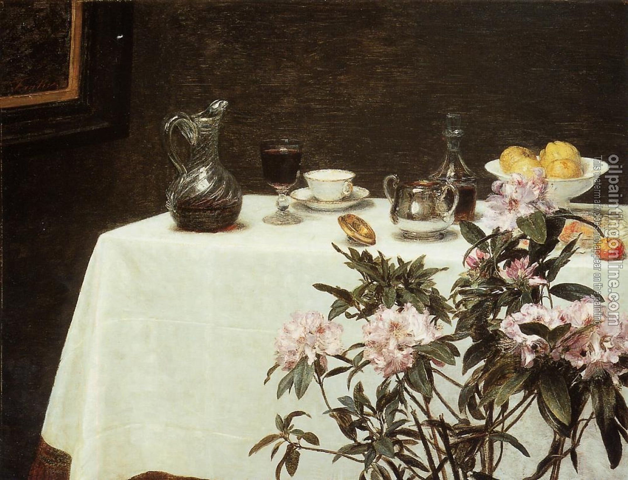 Fantin-Latour, Henri - Still Life Corner of a Table